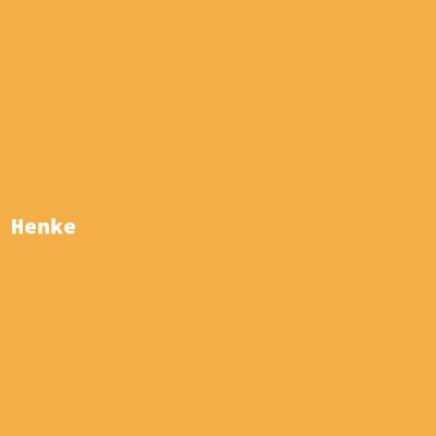 Hersteller: Henke