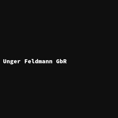Hersteller: Unger Feldmann GbR