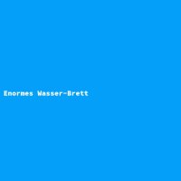 Enormes Wasser-Brett