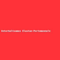 Unterhaltsames Elastan-Portemonnaie