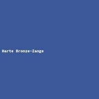 Harte Bronze-Zange