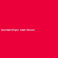 Geschmeidiges Samt-Messer