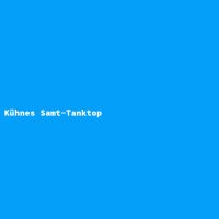 K&uuml;hnes Samt-Tanktop