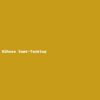 K&uuml;hnes Samt-Tanktop