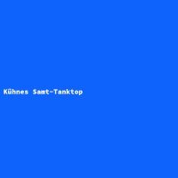 K&uuml;hnes Samt-Tanktop