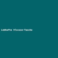 Lebhafte Viscose-Tasche