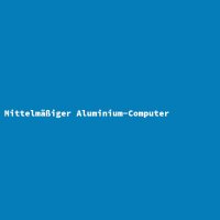 Mittelm&auml;&szlig;iger Aluminium-Computer