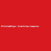 Mittelm&auml;&szlig;iger Aluminium-Computer