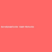Aerodynamische Samt-Rutsche