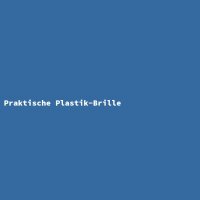 Praktische Plastik-Brille