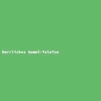 Herrliches Gummi-Telefon