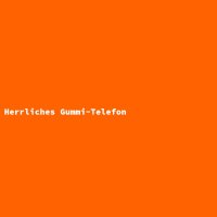 Herrliches Gummi-Telefon