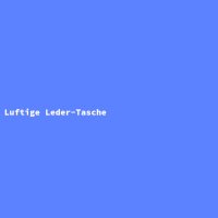 Luftige Leder-Tasche