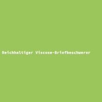 Reichhaltiger Viscose-Briefbeschwerer