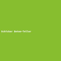 Schicker Beton-Teller