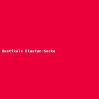 Rustikale Elastan-Socke