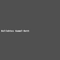 Beliebtes Gummi-Bett