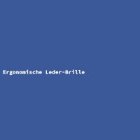 Ergonomische Leder-Brille