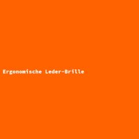 Ergonomische Leder-Brille