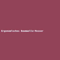 Ergonomisches Baumwolle-Messer