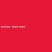 Schicker Stahl-Stuhl