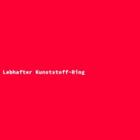 Lebhafter Kunststoff-Ring