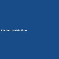 Kleiner Stahl-Mixer