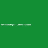 Reichhaltiges Leinen-Kissen