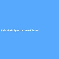 Reichhaltiges Leinen-Kissen