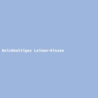 Reichhaltiges Leinen-Kissen