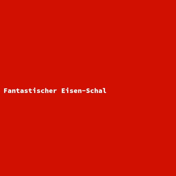 Fantastischer Eisen-Schal