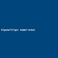 Eigenwilliger Gummi-Schal