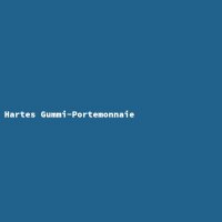 Hartes Gummi-Portemonnaie