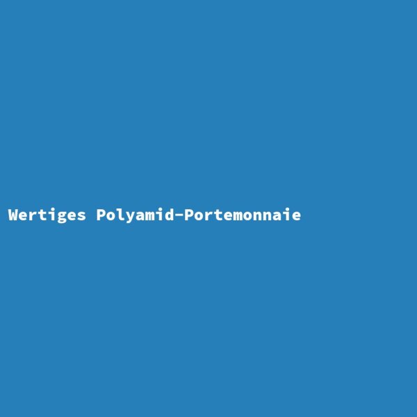 Wertiges Polyamid-Portemonnaie