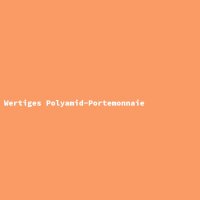 Wertiges Polyamid-Portemonnaie