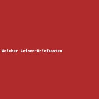 Weicher Leinen-Briefkasten