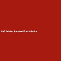 Beliebte Baumwolle-Schuhe