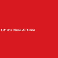 Beliebte Baumwolle-Schuhe