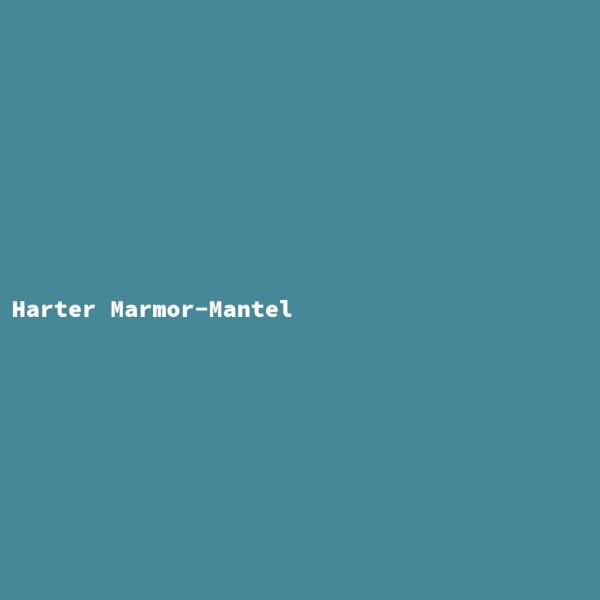 Harter Marmor-Mantel