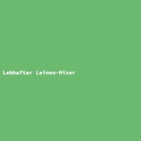 Lebhafter Leinen-Mixer