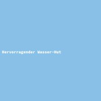 Hervorragender Wasser-Hut