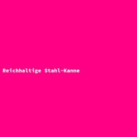Reichhaltige Stahl-Kanne