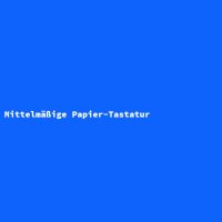 Mittelm&auml;&szlig;ige Papier-Tastatur
