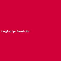 Langlebige Gummi-Uhr