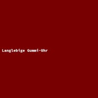 Langlebige Gummi-Uhr