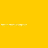 Harter Plastik-Computer