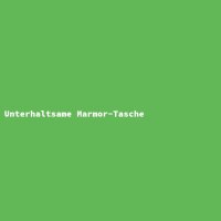 Unterhaltsame Marmor-Tasche