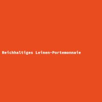 Reichhaltiges Leinen-Portemonnaie